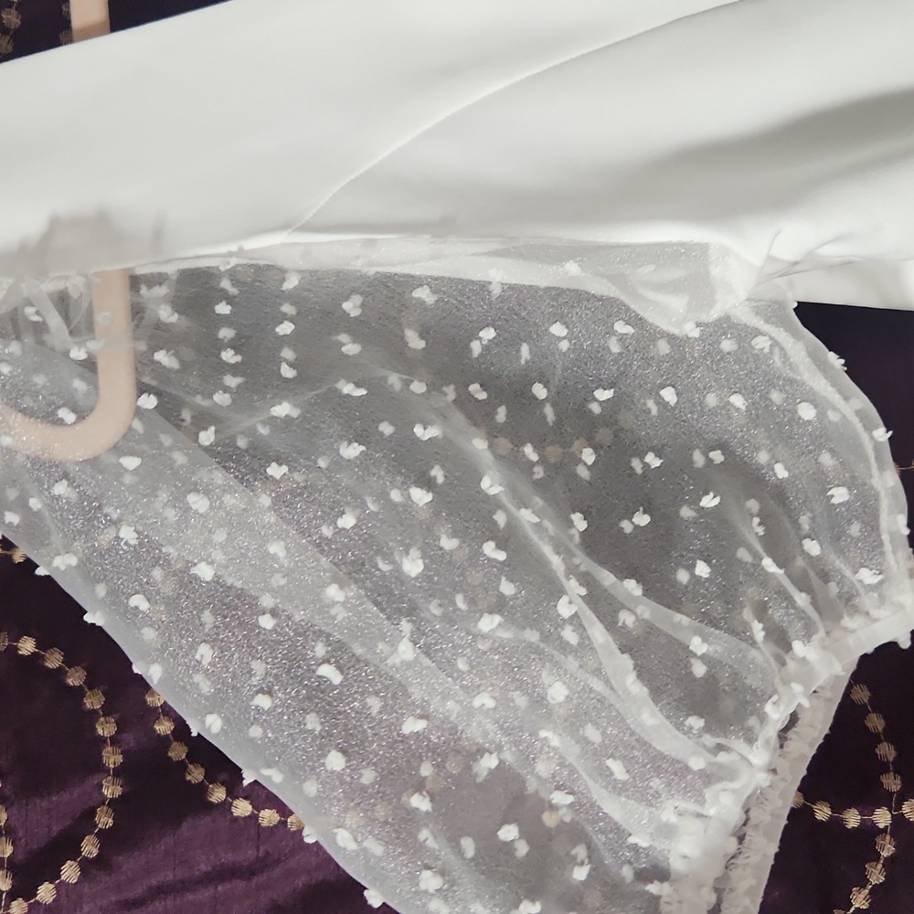 ASOS ELEGANT White Women's Top Size 14. - Picture 4 of 10